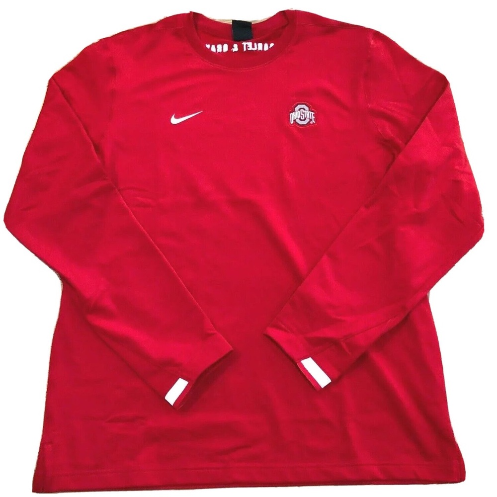 Ohio State Buckeyes Nike Performance Top Crew Sweatshirt Large New